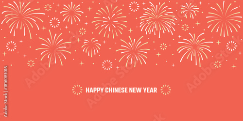 happy new year firework celebration background, sparkle