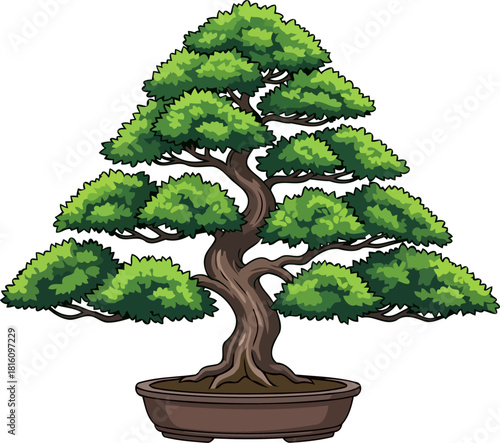 miniature masterpiece the art of cultivating natures harmony and patience, isolated on transparent background