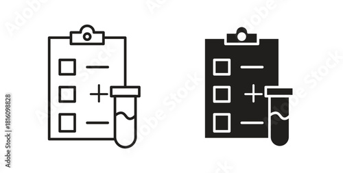 Test icons for use web design,logo.Symbol illustration.