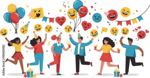 Vibrant retro arcade game machine illustration with classic joystick, colorful buttons, and blank screen. Ideal vector graphic for nostalgic gaming and vintage entertainment design projects