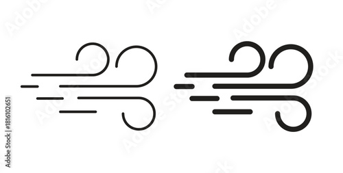 Wind icons for use web design,logo.Symbol illustration.