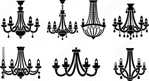 Elegant chandelier designs in various styles featuring intricate details and classic silhouettes for sophisticated home decor 
