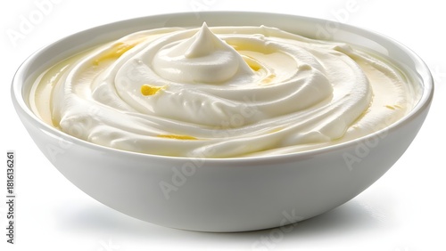 bowl of sour cream
