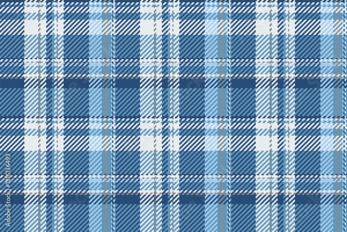 Dye tartan texture plaid, empty background pattern fabric. Style seamless textile check vector in cyan and blue colors.