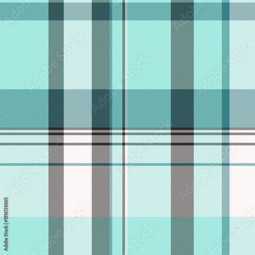 Picture texture check plaid, order fabric vector background. Curve seamless textile tartan pattern in light and snow colors.