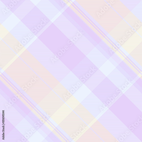 Stitched texture seamless background, isolation fabric plaid tartan. Worldwide textile check vector pattern in light and white colors.
