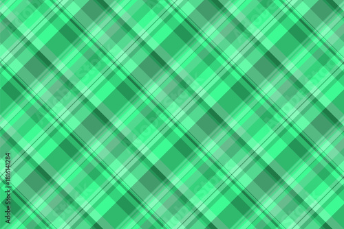 Cosy texture textile tartan, november vector check seamless. Geometry fabric background pattern plaid in green color.