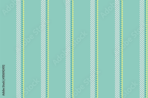 Fterling silver vector texture lines, 1970s background textile pattern. Suxurious seamless fabric stripe vertical in teal and sterling silver colors.