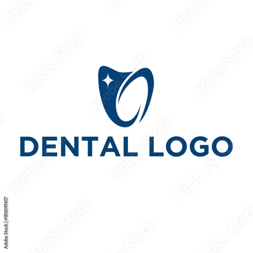 Modern Tooth Logo Design - Dental Clinic, Oral Care, and Dentistry Vector Icon
