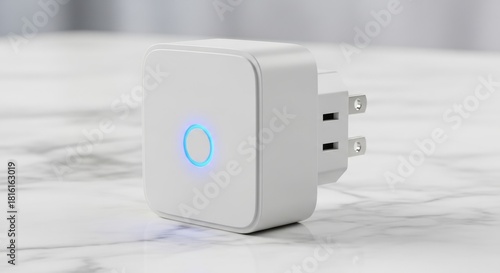 Modern smart plug for a connected, automated home offers convenience and enhanced energy efficiency today