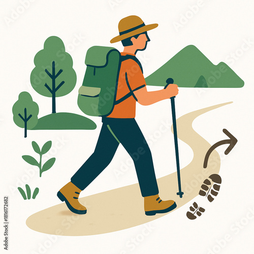 Outdoor Hiking and Nature Trail Adventure