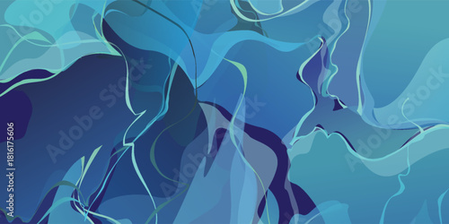 Vector elegant blue background premium design