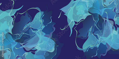 Vector elegant blue background premium design