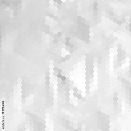 Geometric image. Abstract vector background. Colored background. Gray Hexagons. eps 10
