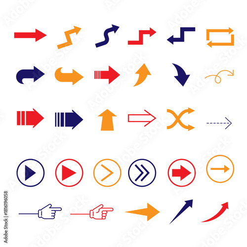 矢印アイコンセット