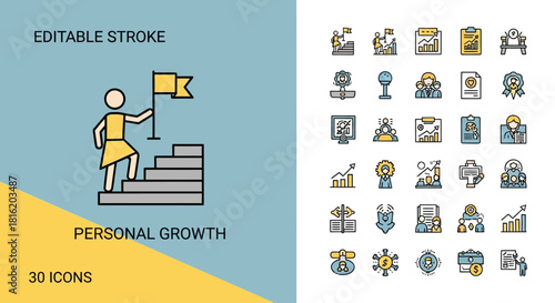 Vector icons celebrating various events and holidays with gift boxes, music, and food, perfect for invitations and decorations