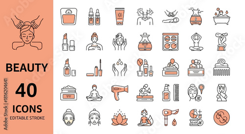Vector icons celebrating various events and holidays with gift boxes, music, and food, perfect for invitations and decorations