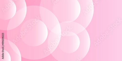 pink and yellow gradations circle effect style geometric abstract background art nice