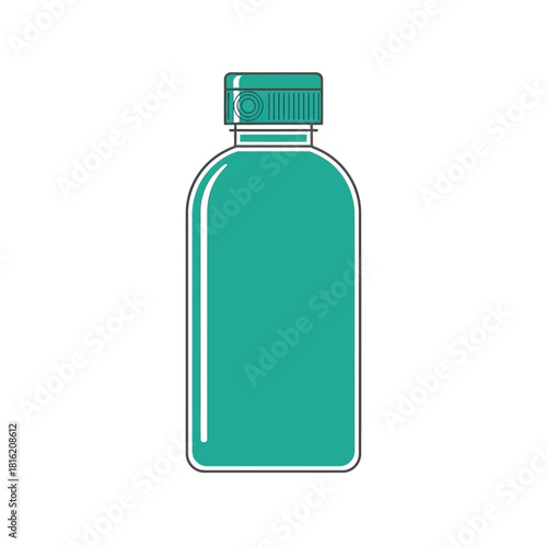 Sleek teal container design emphasizing minimalist aesthetics and streamlined form factors for