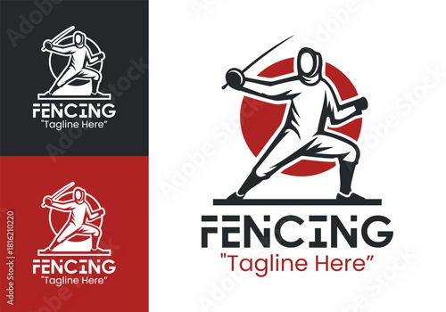 Fencing Logo Shielded Mask Combat Identity