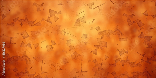 A grungy vintage antique brown rusty metal texture with an aged wood grain pattern, perfect for an autumn design backdrop