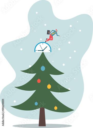 Time run out, deadline or hurry to go to the office late, urgency or determination to finish work fast, stressed or anxiety to complete work.about a man and his life.