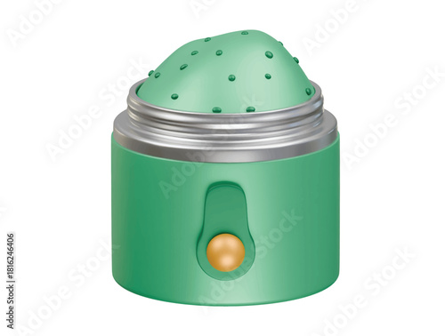 exfoliating scrub icon 3d illustration render