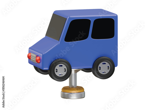 car repair icon 3d illustration render