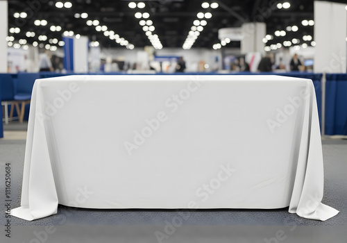 Blank Tradeshow tablecloth mockup