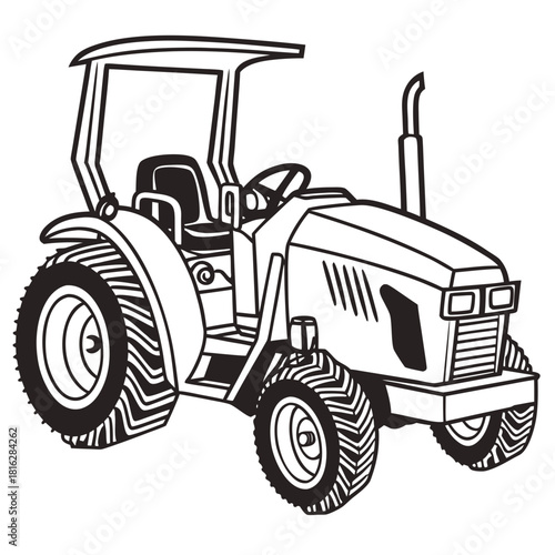 Modern Compact Tractor 1