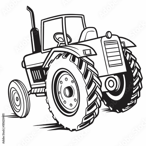 Tractor Rear View 1