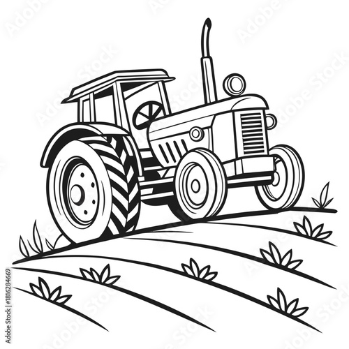 Classic Farm Tractor