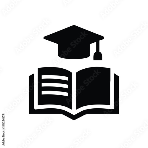 Academic Learning and Graduation Icon