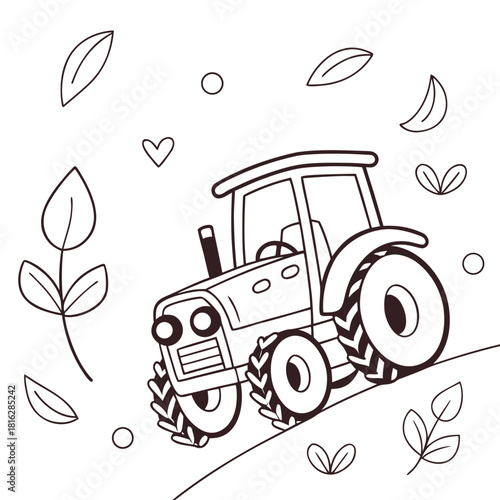 Mini Tractor Toy 1