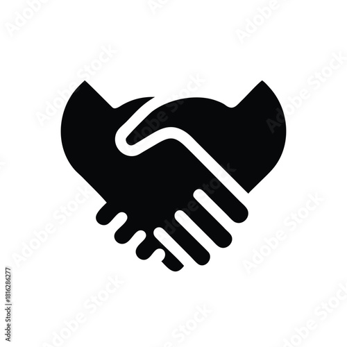 Handshake Icon Collaboration and Agreement