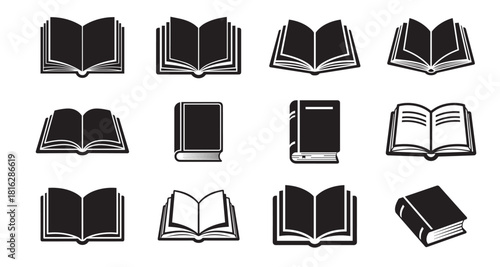 Set of Book Icon, Book Vector