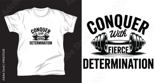 Motto graphic vector t shirt design print.