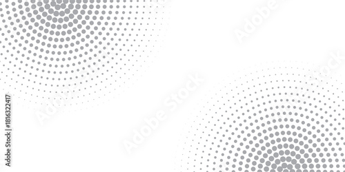 Modern abstract background. Halftone dots in circle form. Spiral logo, icon or design element. vector ilustration