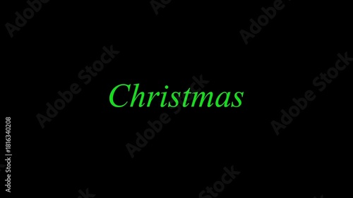 Christmas Celebration Effects Blur By Word