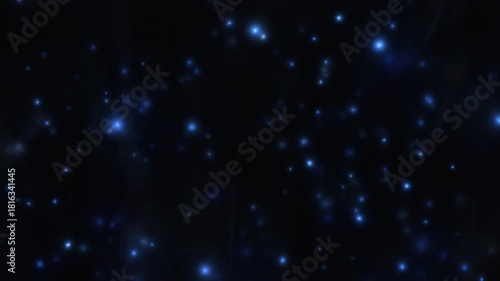 Wallpaper Mural Thousands of vibrant neon spheres rushing and flowing from the foreground to the background. Dynamic movement, futuristic light trail, high speed Torontodigital.ca