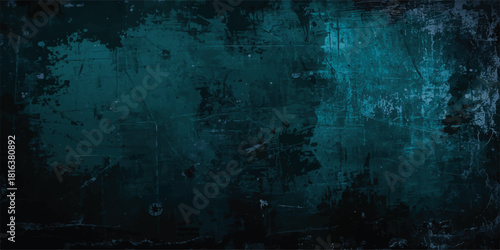 Abstract dark green textured background with soft, cloudy, and organic surface. Natural grunge appearance with smooth tonal texture.Distressed Wall Surface with Subtle Spotlight Effect.