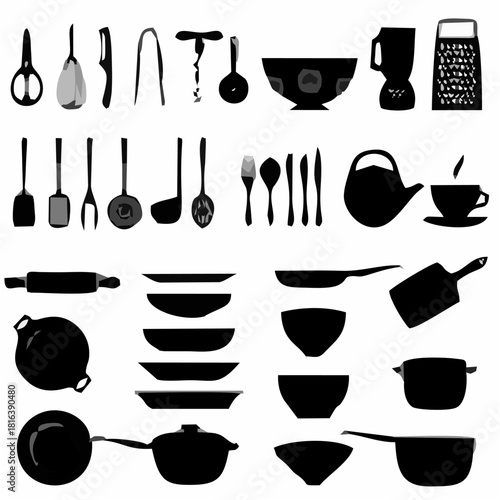 Kitchen Icons Set.eps