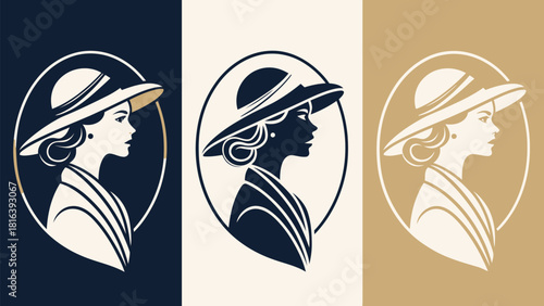 Elegant vintage portrait showcasing classic beauty, timeless style and sophistication, perfect for luxury brands