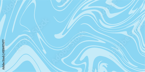 Abstract blue floral wave seamless vector pattern design illustration. Hand drawn marbling illustration technique.  Stone or rock bundle, collection. Set of Marble wavy pattern. Abstract background 