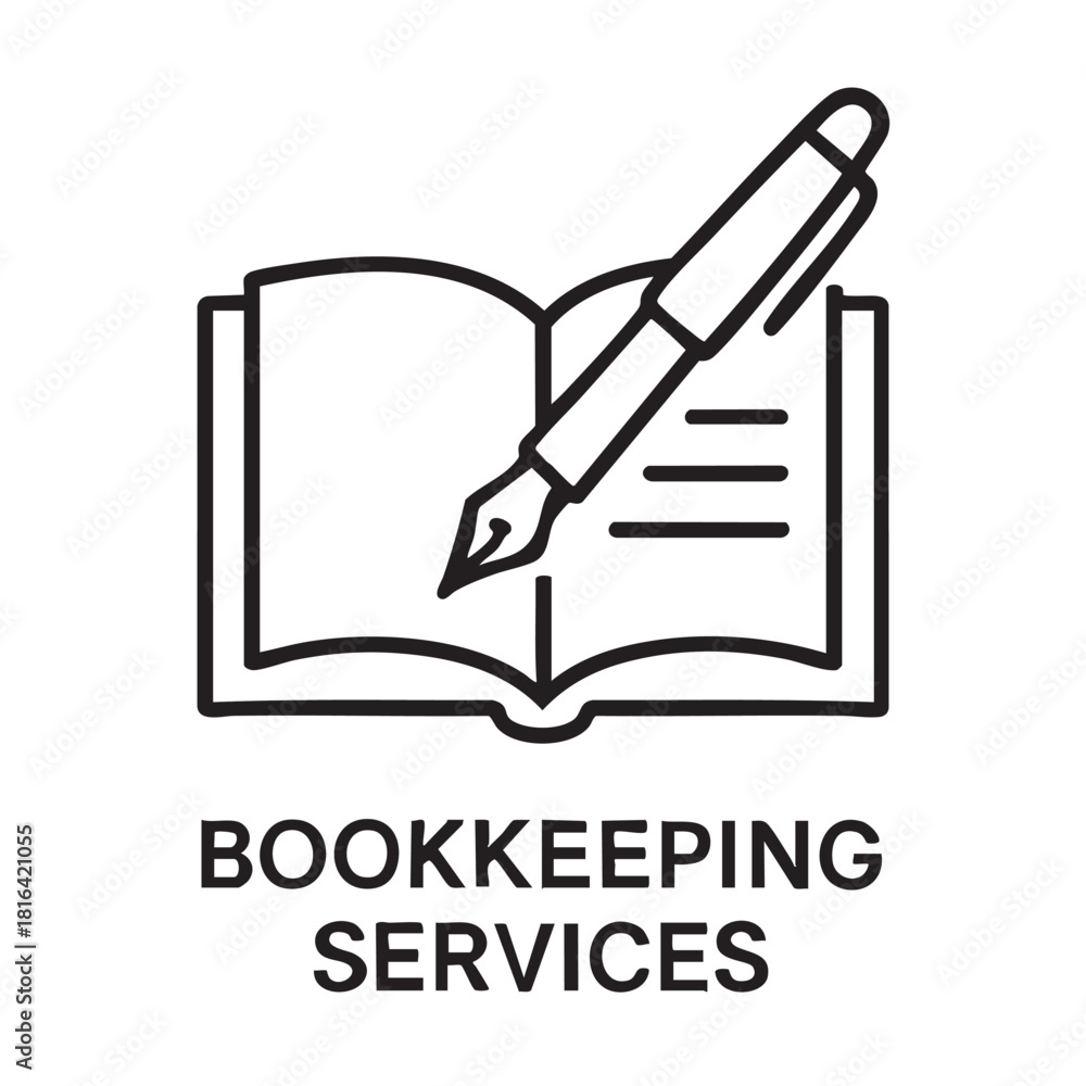 Fototapeta premium an open book with a quill pen resting on its pages representing writing and knowledge