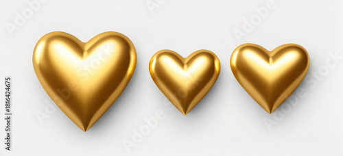 set of three volumetric gol...