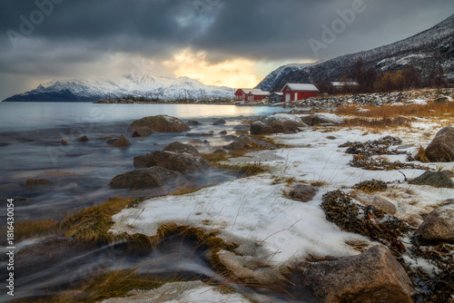 House in the snow, Norway