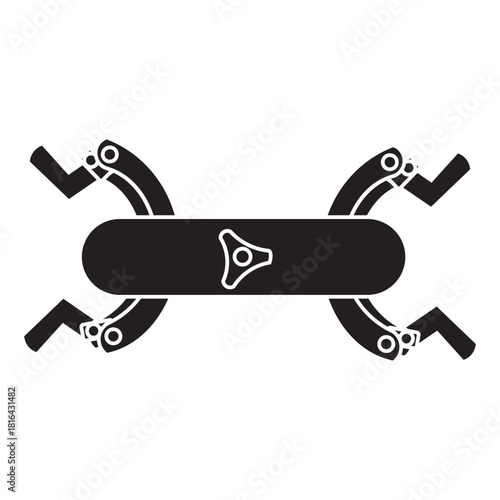 Burette Clamp Laboratory Equipment glyph icon