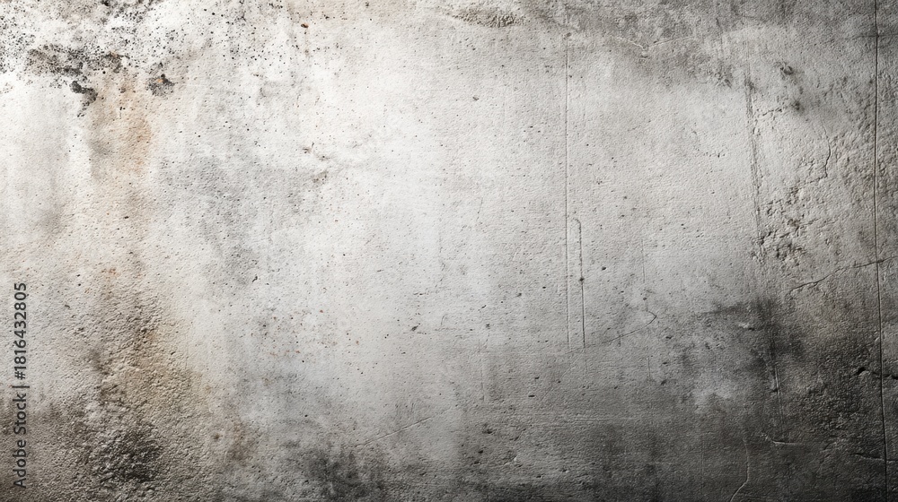 Fototapeta premium Textured concrete wall with rough surface and natural weathering patterns, ideal for backgrounds, interior designs, and industrial themes