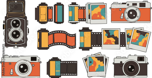 Vintage Photography Collection Cameras, Films, and Memories